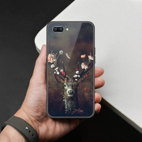 Oppo A3s Cover - Brave Series - HQ Ultra Shine Premium Infinity Glass Soft Silicon Borders Case