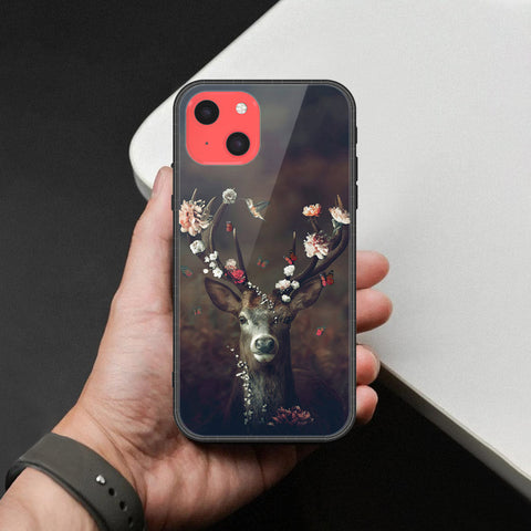 iPhone 13 Mini Cover - Brave Series - HQ Ultra Shine Premium Infinity Glass Soft Silicon Borders Case