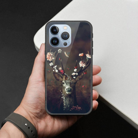 iPhone 13 Pro Cover - Brave Series - HQ Ultra Shine Premium Infinity Glass Soft Silicon Borders Case