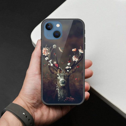 iPhone 13 Cover - Brave Series - HQ Ultra Shine Premium Infinity Glass Soft Silicon Borders Case