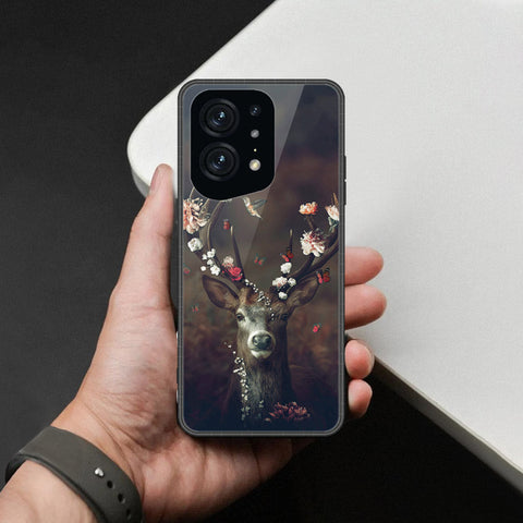 Oppo Find X5 Pro Cover - Brave Series - HQ Ultra Shine Premium Infinity Glass Soft Silicon Borders Case