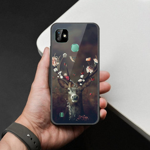 Infinix Smart HD 2021 Cover - Brave Series - HQ Ultra Shine Premium Infinity Glass Soft Silicon Borders Case