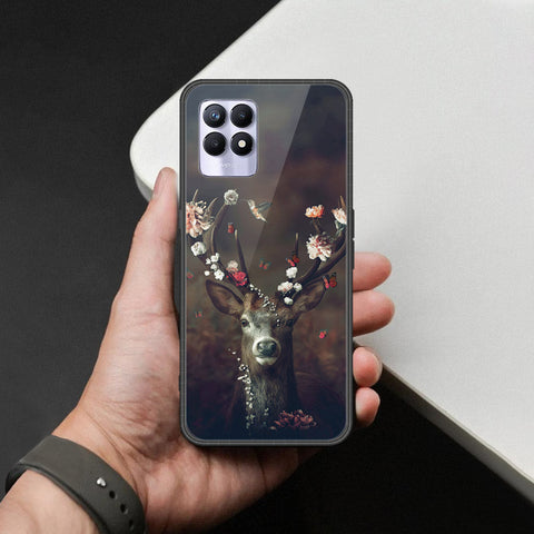 Realme 8i Cover - Brave Series - HQ Ultra Shine Premium Infinity Glass Soft Silicon Borders Case