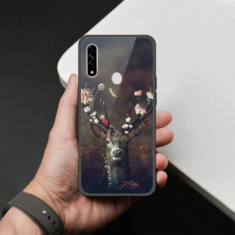 Oppo A31 Cover - Brave Series - HQ Ultra Shine Premium Infinity Glass Soft Silicon Borders Case
