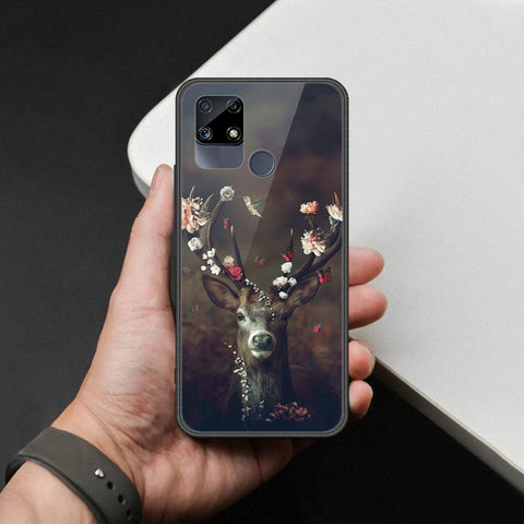 Realme Narzo 20 Cover - Brave Series - HQ Ultra Shine Premium Infinity Glass Soft Silicon Borders Case