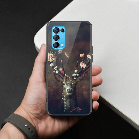Oppo Reno 5 4G Cover - Brave Series - HQ Ultra Shine Premium Infinity Glass Soft Silicon Borders Case