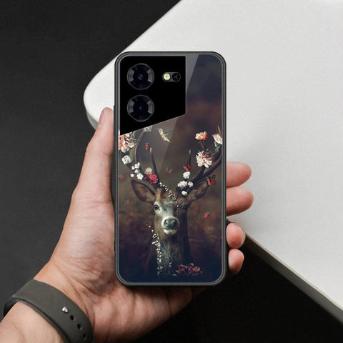 Tecno Pova 5 Pro Cover - Brave Series - HQ Ultra Shine Premium Infinity Glass Soft Silicon Borders Case