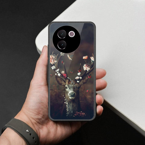 Vivo V30e Cover - Brave Series - HQ Ultra Shine Premium Infinity Glass Soft Silicon Borders Case