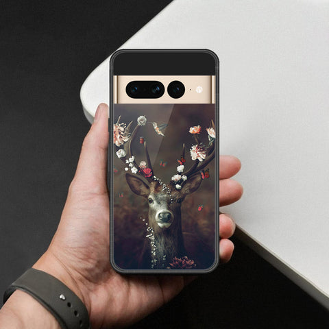 Google Pixel 7 Pro Cover - Brave Series - HQ Ultra Shine Premium Infinity Glass Soft Silicon Borders Case (Fast Delivery)