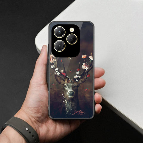 Infinix Hot 40 Pro Cover - Brave Series - HQ Ultra Shine Premium Infinity Glass Soft Silicon Borders Case