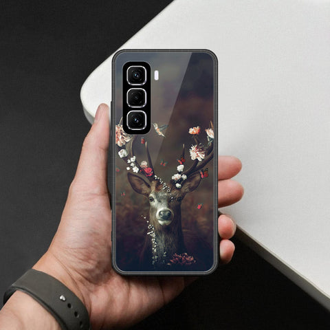Infinix Hot 60 Pro Plus Cover - Brave Series - HQ Ultra Shine Premium Infinity Glass Soft Silicon Borders Case