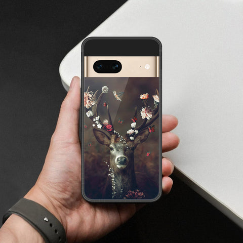 Google Pixel 7 Cover - Brave Series - HQ Ultra Shine Premium Infinity Glass Soft Silicon Borders Case