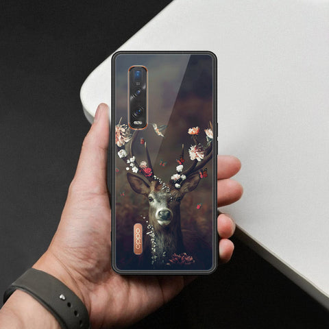 Oppo Find X2 Pro Cover - Brave Series - HQ Ultra Shine Premium Infinity Glass Soft Silicon Borders Case