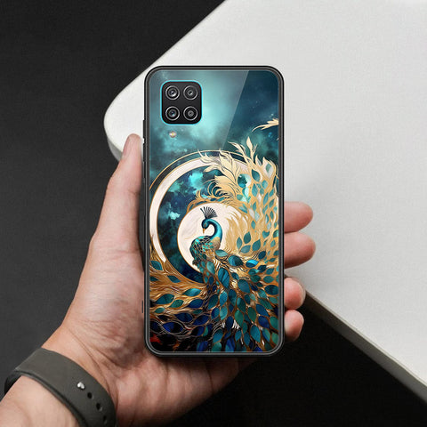 Samsung Galaxy A12 Cover - Brave Series - HQ Ultra Shine Premium Infinity Glass Soft Silicon Borders Case