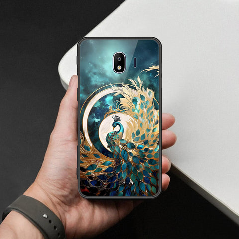 Samsung Galaxy J4 2018 Cover - Brave Series - HQ Ultra Shine Premium Infinity Glass Soft Silicon Borders Case