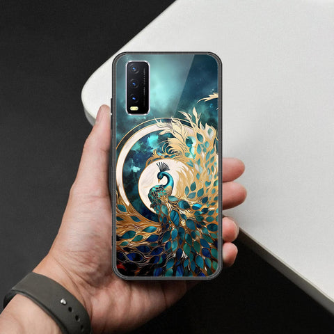 Vivo Y20 Cover - Brave Series - HQ Ultra Shine Premium Infinity Glass Soft Silicon Borders Case