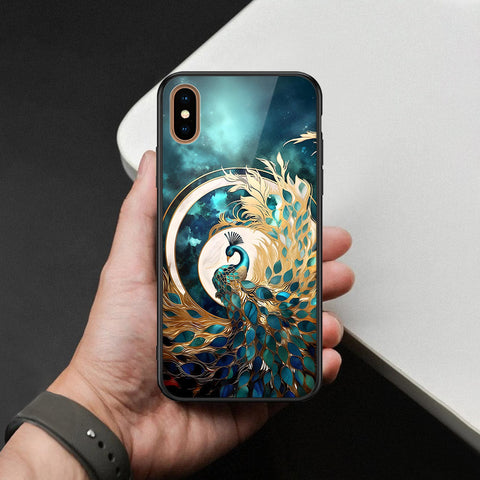 iPhone XS Max - Brave Series - HQ Ultra Shine Premium Infinity Glass Soft Silicon Borders Case