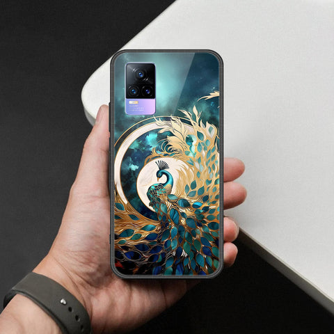 Vivo V21e Cover - Brave Series - HQ Ultra Shine Premium Infinity Glass Soft Silicon Borders Case