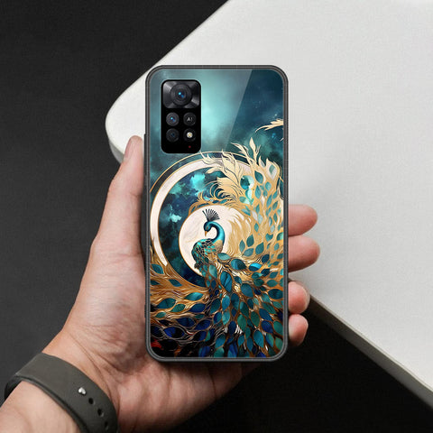 Xiaomi Redmi Note 11E Pro Cover - Brave Series - HQ Ultra Shine Premium Infinity Glass Soft Silicon Borders Case