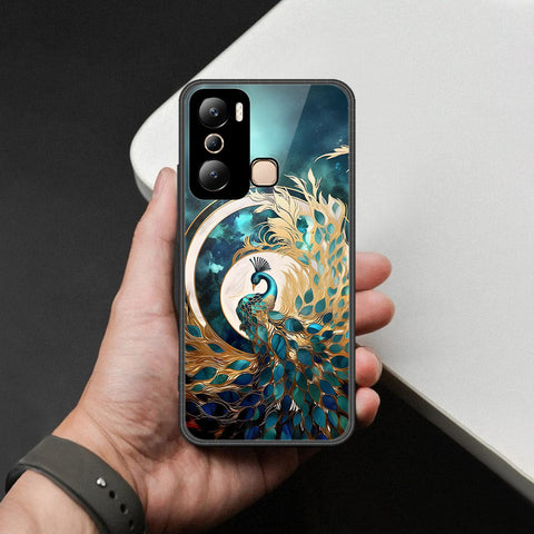 Infinix Hot 20i Cover - Brave Series - HQ Ultra Shine Premium Infinity Glass Soft Silicon Borders Case