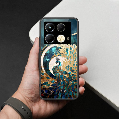 Infinix Note 40 Pro 5G Cover - Brave Series - HQ Ultra Shine Premium Infinity Glass Soft Silicon Borders Case