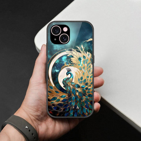 iPhone 15 Plus Cover - Brave Series - HQ Ultra Shine Premium Infinity Glass Soft Silicon Borders Case