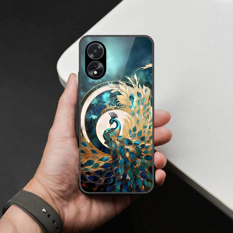 Oppo A18 Cover - Brave Series - HQ Ultra Shine Premium Infinity Glass Soft Silicon Borders Case