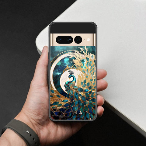 Google Pixel 7 Pro Cover - Brave Series - HQ Ultra Shine Premium Infinity Glass Soft Silicon Borders Case (Fast Delivery)