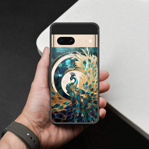 Google Pixel 7 Cover - Brave Series - HQ Ultra Shine Premium Infinity Glass Soft Silicon Borders Case