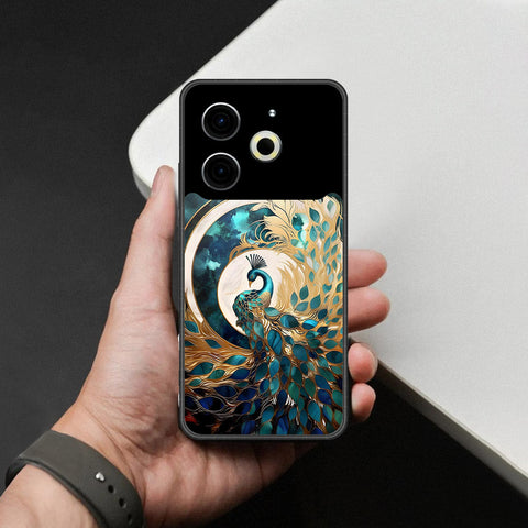 Tecno Pova 6 Cover - Brave Series - HQ Ultra Shine Premium Infinity Glass Soft Silicon Borders Case