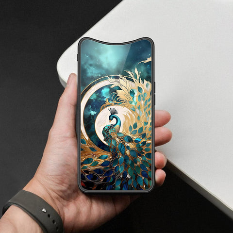 Oppo Find X Cover - Brave Series - HQ Ultra Shine Premium Infinity Glass Soft Silicon Borders Case