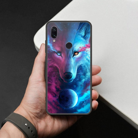 Xiaomi Redmi Note 7 Pro Cover - Brave Series - HQ Ultra Shine Premium Infinity Glass Soft Silicon Borders Case