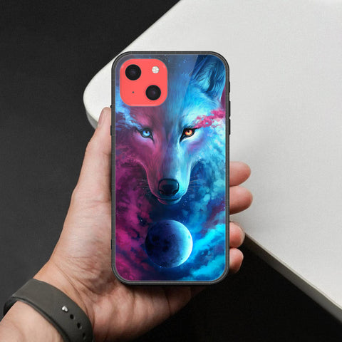 iPhone 13 Mini Cover - Brave Series - HQ Ultra Shine Premium Infinity Glass Soft Silicon Borders Case