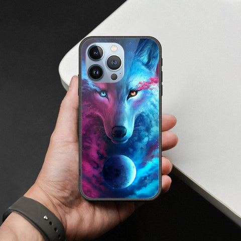 iPhone 13 Pro Cover - Brave Series - HQ Ultra Shine Premium Infinity Glass Soft Silicon Borders Case