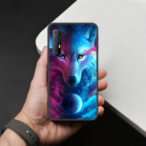 Oppo Reno 3 Pro Cover - Brave Series - HQ Ultra Shine Premium Infinity Glass Soft Silicon Borders Case