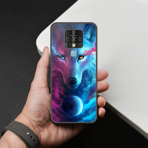 Tecno Camon 16 Cover - Brave Series - HQ Ultra Shine Premium Infinity Glass Soft Silicon Borders Case
