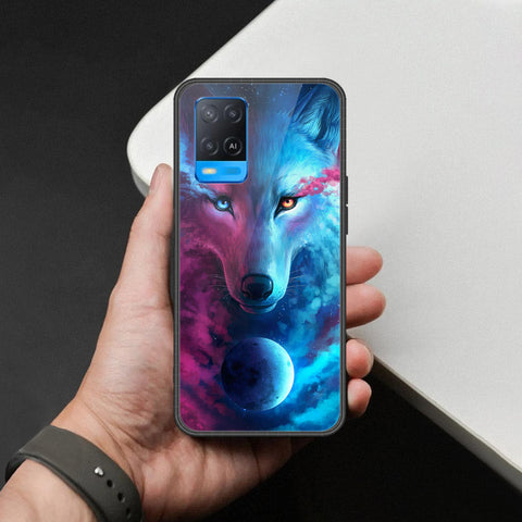 Oppo A54 4G Cover - Brave Series - HQ Ultra Shine Premium Infinity Glass Soft Silicon Borders Case