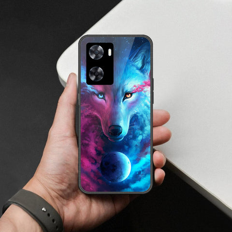 Oppo A77s Cover - Brave Series - HQ Ultra Shine Premium Infinity Glass Soft Silicon Borders Case
