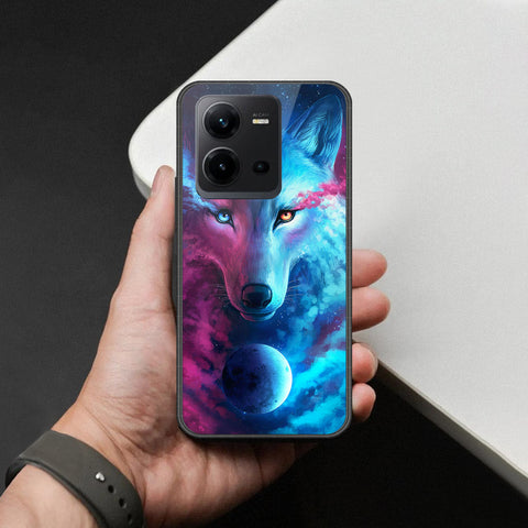 Vivo V25e Cover - Brave Series - HQ Ultra Shine Premium Infinity Glass Soft Silicon Borders Case