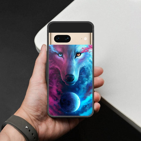 Google Pixel 7 Cover - Brave Series - HQ Ultra Shine Premium Infinity Glass Soft Silicon Borders Case