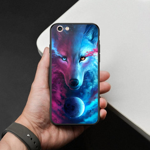 iPhone 6S / 6 Cover - Brave Series - HQ Ultra Shine Premium Infinity Glass Soft Silicon Borders Case
