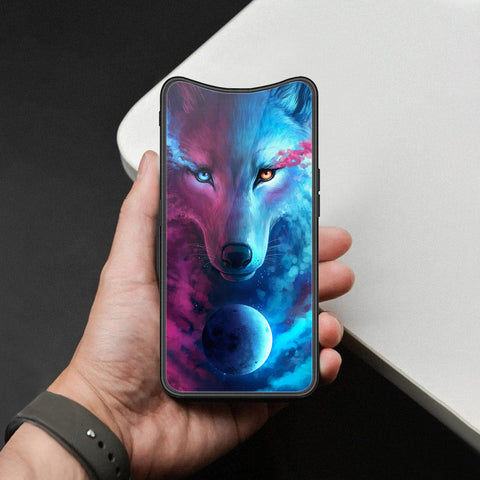 Oppo Find X Cover - Brave Series - HQ Ultra Shine Premium Infinity Glass Soft Silicon Borders Case