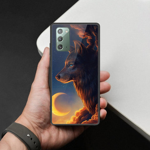 Samsung Galaxy Note 20 Cover - Brave Series - HQ Ultra Shine Premium Infinity Glass Soft Silicon Borders Case