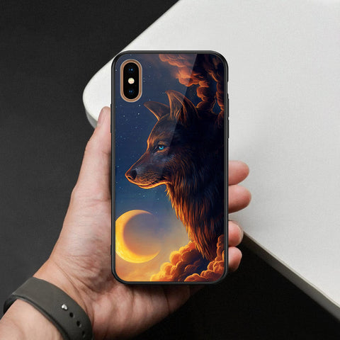 iPhone XS Max - Brave Series - HQ Ultra Shine Premium Infinity Glass Soft Silicon Borders Case