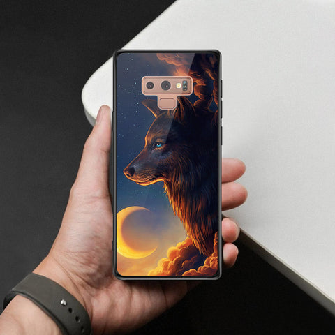 Samsung Galaxy Note 9 Cover - Brave Series - HQ Ultra Shine Premium Infinity Glass Soft Silicon Borders Case