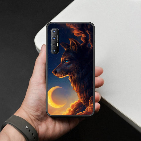 Oppo Reno 3 Pro Cover - Brave Series - HQ Ultra Shine Premium Infinity Glass Soft Silicon Borders Case
