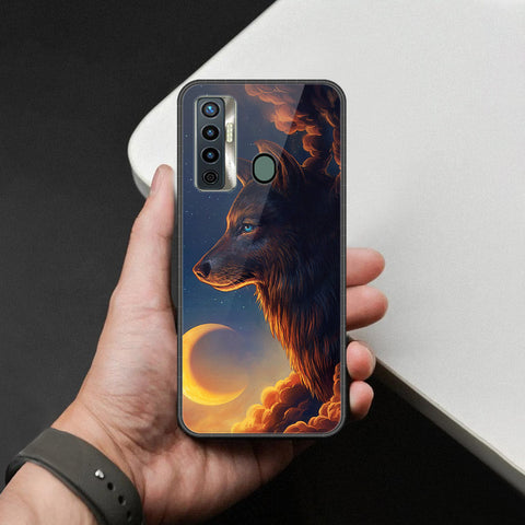 Tecno Camon 17 Cover - Brave Series - HQ Ultra Shine Premium Infinity Glass Soft Silicon Borders Case