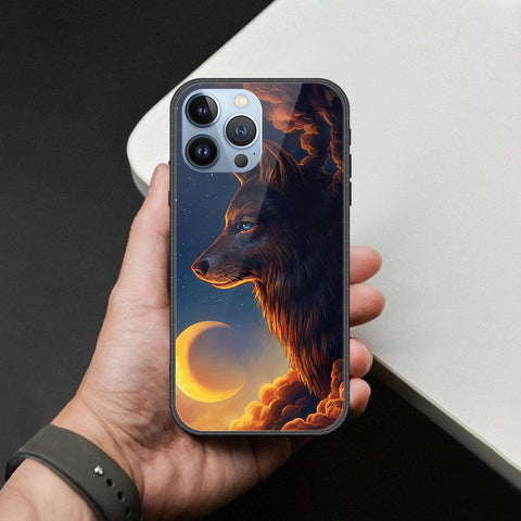 iPhone 14 Pro Cover - Brave Series - HQ Ultra Shine Premium Infinity Glass Soft Silicon Borders Case