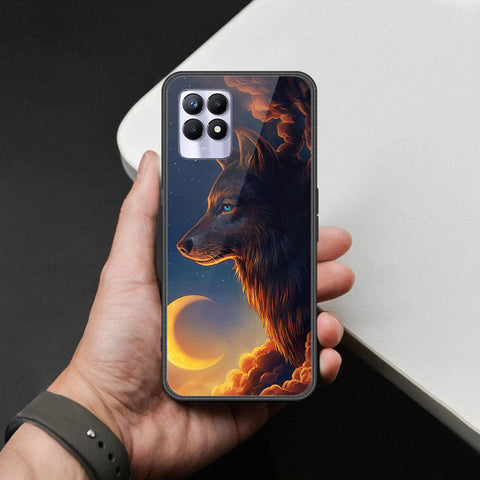 Realme 8i Cover - Brave Series - HQ Ultra Shine Premium Infinity Glass Soft Silicon Borders Case