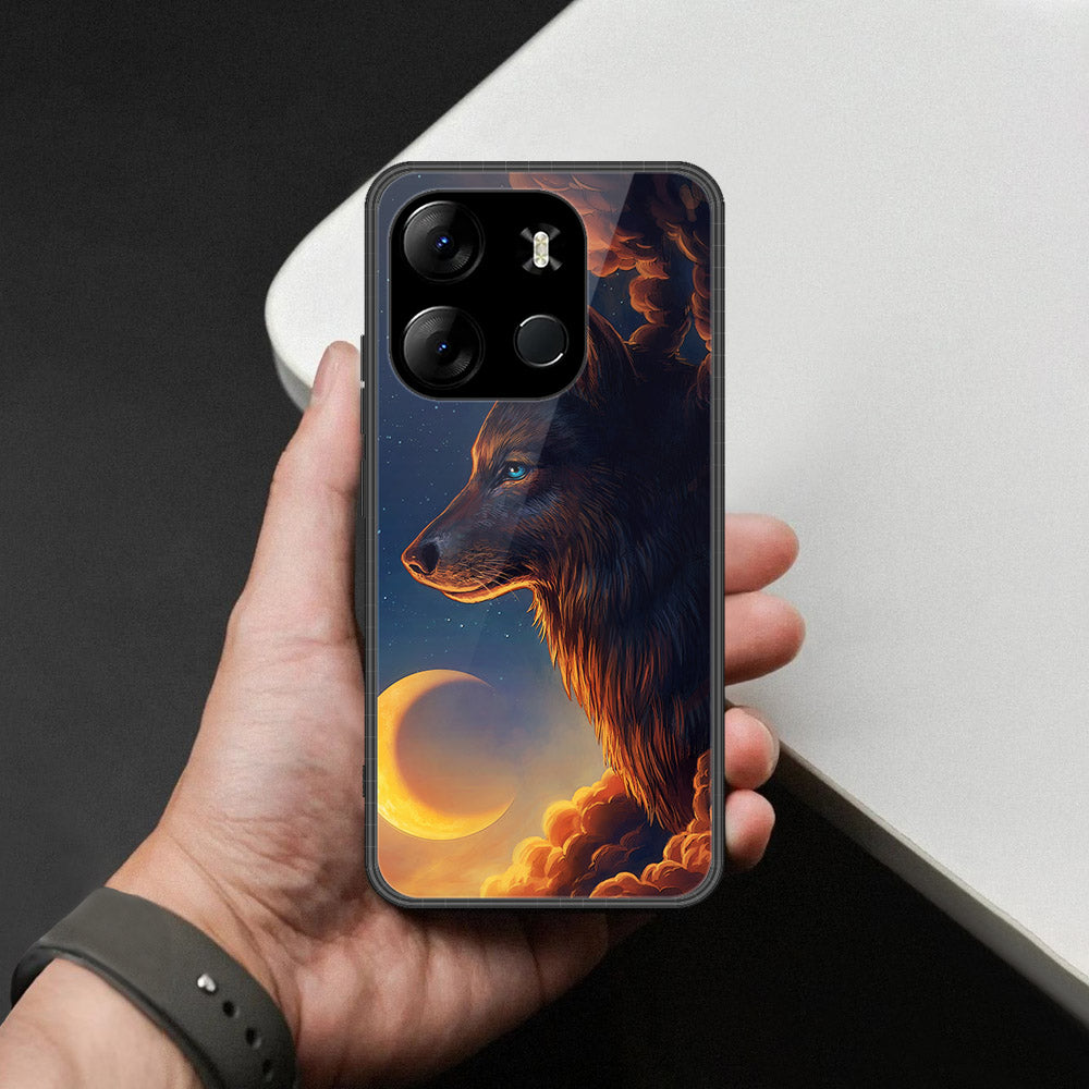 Infinix Smart 7 Plus Cover - Brave Series - HQ Ultra Shine Premium Infinity Glass Soft Silicon Borders Case (Fast Delivery)